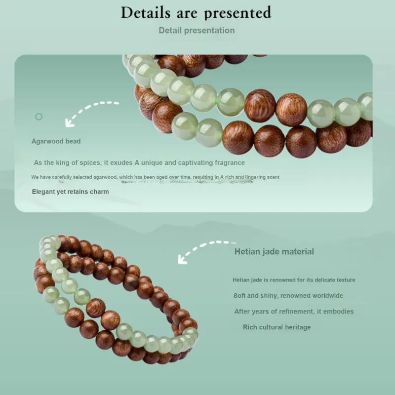 LAOMIAO Hetian Jade Bracelets Green Jade Women's-5