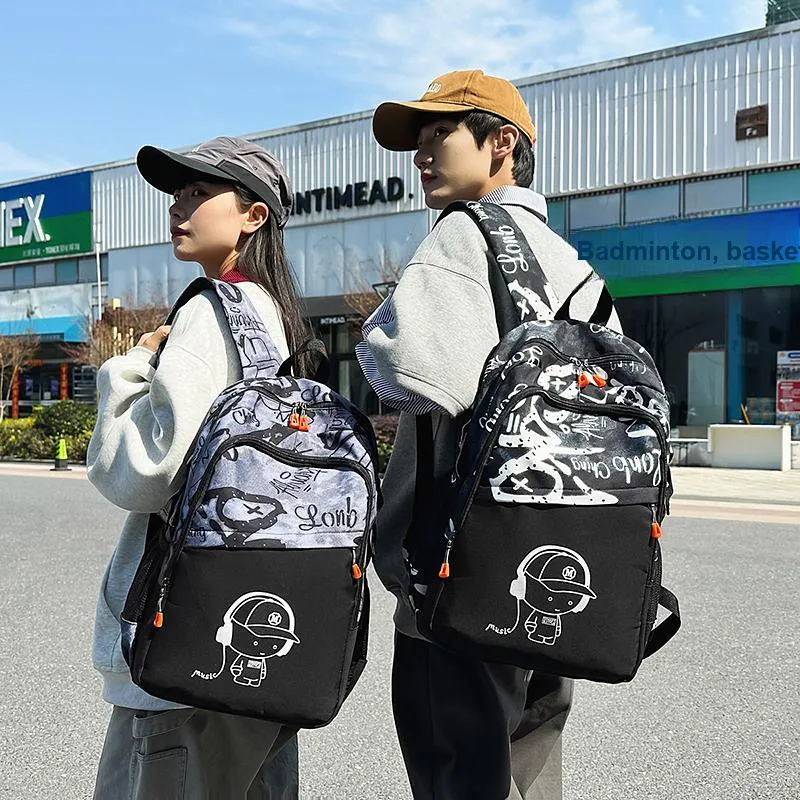 LUVISTRUE Nylon Backpack Computer Backpack Regular Unisex Multicolor-3