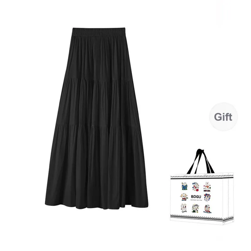 BDGU Casual Long Skirts Women's-3