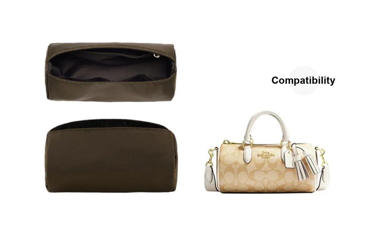 Lan Bao Fan Cow Leather, Nylon Bag Insert Women's Multicolor