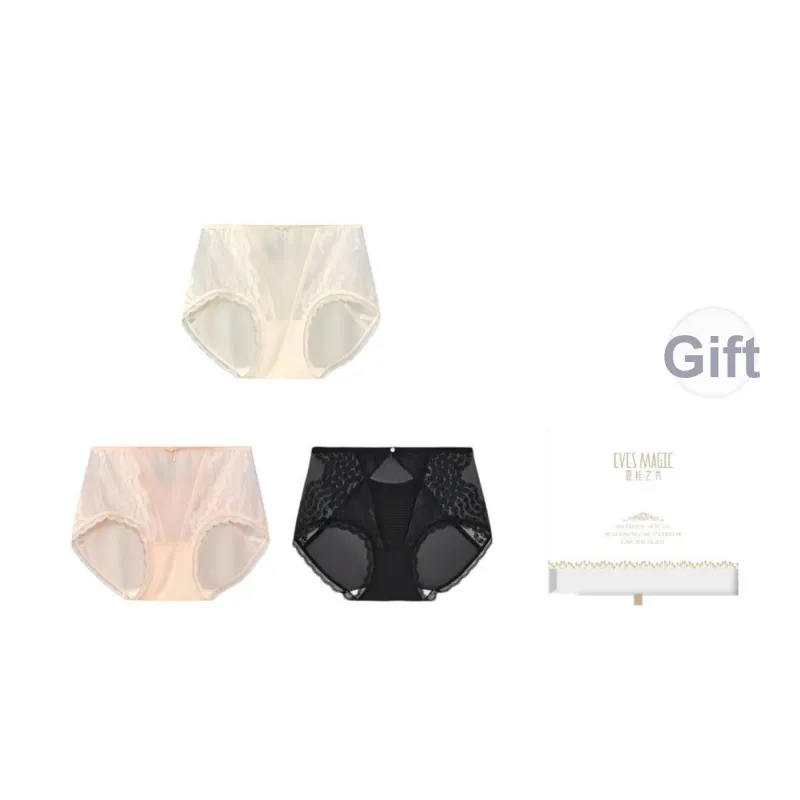 XIA.WA.ZHI.XIU Underpants Women's Shopping Bag 3 Pack-40