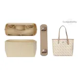 City33 Beige Brown Shoulder Pads+Beige Liner