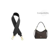 Brown Black Wide Strap 65cm