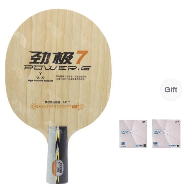 DHS Ping Pong Paddles Unisex Pure Wood-5