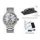 Silver Case White Dial Steel Band[Super Car Hobby Model Clothing Sets]