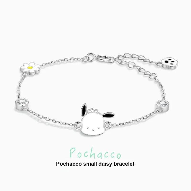 Sanrio S925 Silver Unique Silver Bracelet, Exquisite Box Women's-2