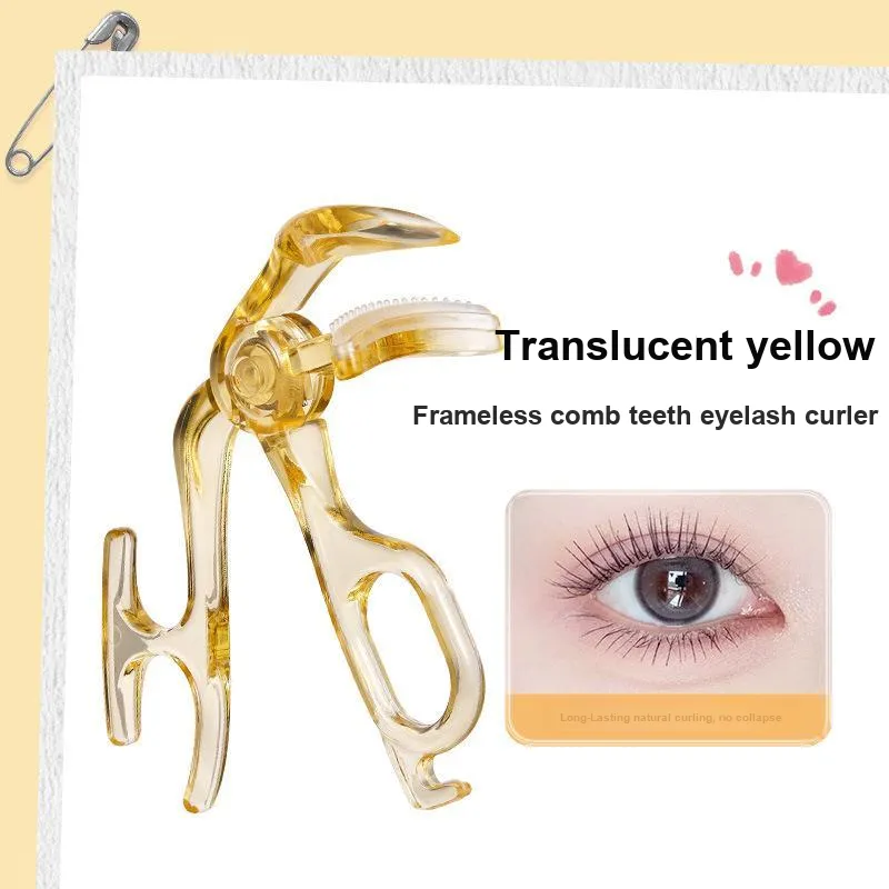 GECOMO Borderless Comb Teeth Eyelash Curlers Curling Shaping Long Lasting-7