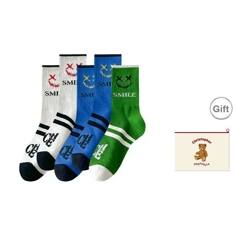 Caramella Mid-Calf Socks Men's Shopping Bag Combo Set-9