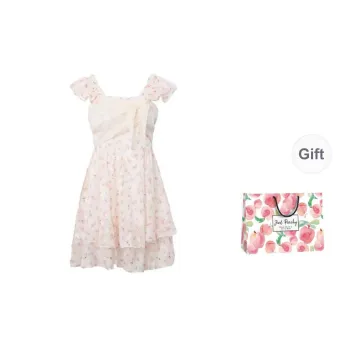 Qiuerle Short Sleeved Dress Women's