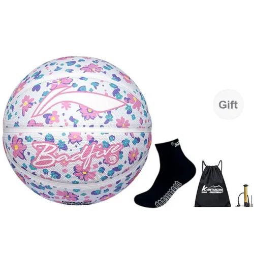 LiNing Rubber Basketball Size 7 Training Match Unisex