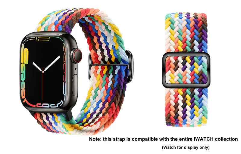 ZHISHENG Apple Compatibility Watch Band 38 49MM Watch Dial All Nylon Material-1