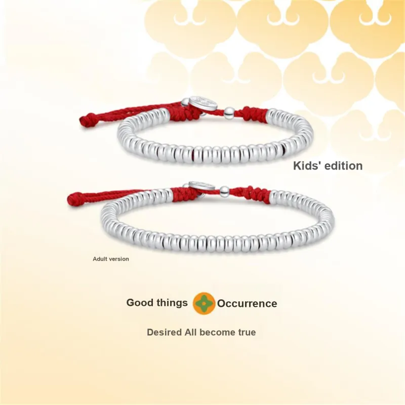 CHAOHONGJI 990 Foot Silver Bracelets Unisex-2