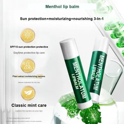 Mentholatum Мятный Бальзам для губ Увлажняющий Тело Броня Рука Крем Освежающий