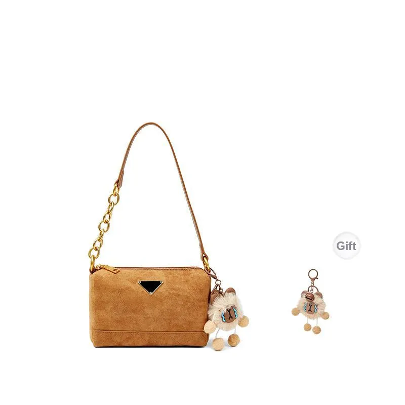 Teenmix Cow Leather Shoulder Bag, Crossbody Bag, Shoulder Bag Trumpets Women's Coffee/Caramel/Dark Blue-12
