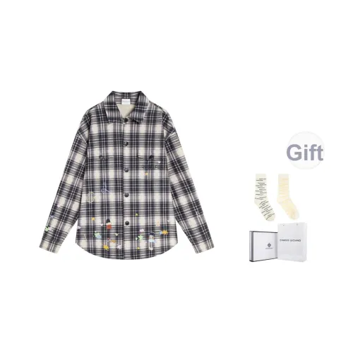 Charlie Luciano Черный Белый Коробка + Носки Унисекс Рубашки