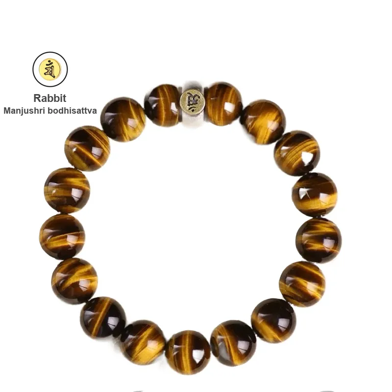 Harf Tiger's Eye Stone Bracelets Unisex-9