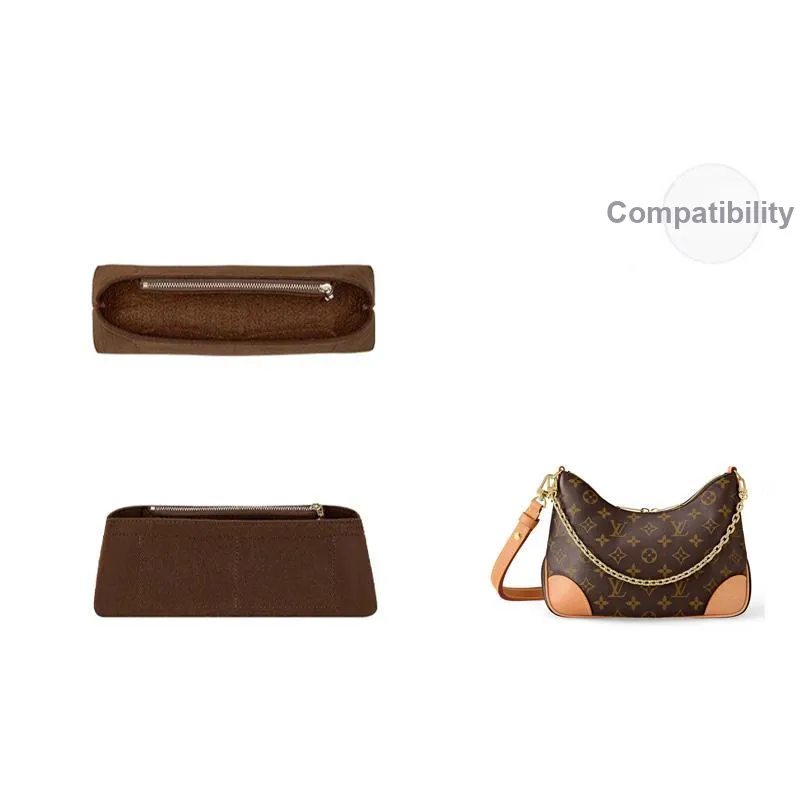 Luxury Care Artisan Workshop Imported Felt Lining Medium Bag Croissant Bag With Standalone Bag Strap Women's Brown-0