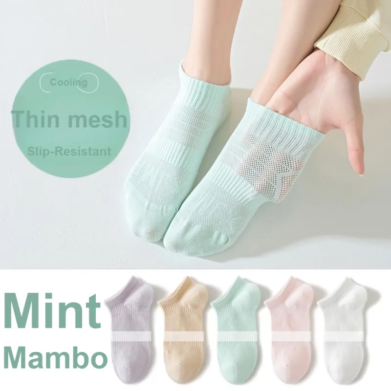 Lan Miao No Show Socks Women's 5 Pack-8