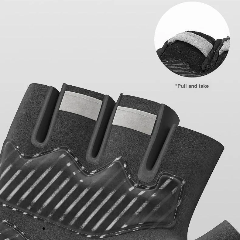 Mizuno Apparatus Fitness Weightlifting Belts / Gym Gloves Slip Resistant Black Polyester Female And Male-3
