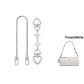 [White]Decorative Chain 40cm+White Four-Leaf Clover Extender Chain