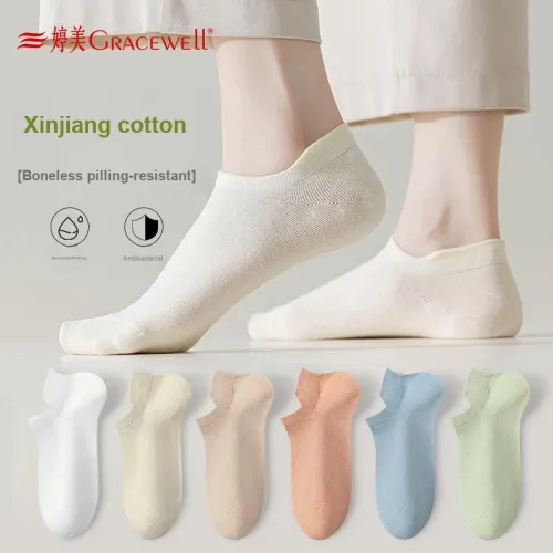 GRACEWELL Ankle Socks Women's 5 Pack