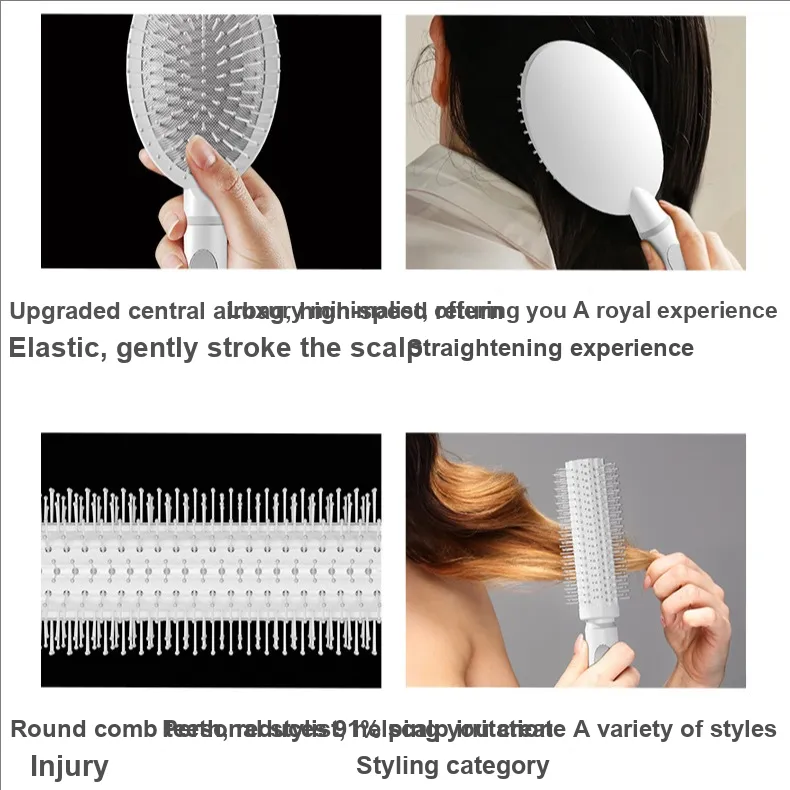 Love Of Wormwood Luxury Styling Portable Airbag Comb Massage Smooth And Curling Comb-4