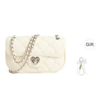JACD PU Shoulder Bag Women's White/Pink