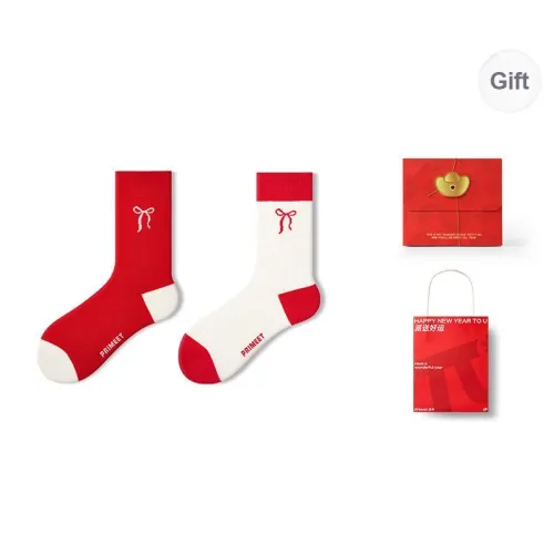 Primeet Mid Calf Socks Women's Gift Box 2 Doubles