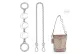 [Silver]Moon Extender Chain 16cm+Decorative Chain