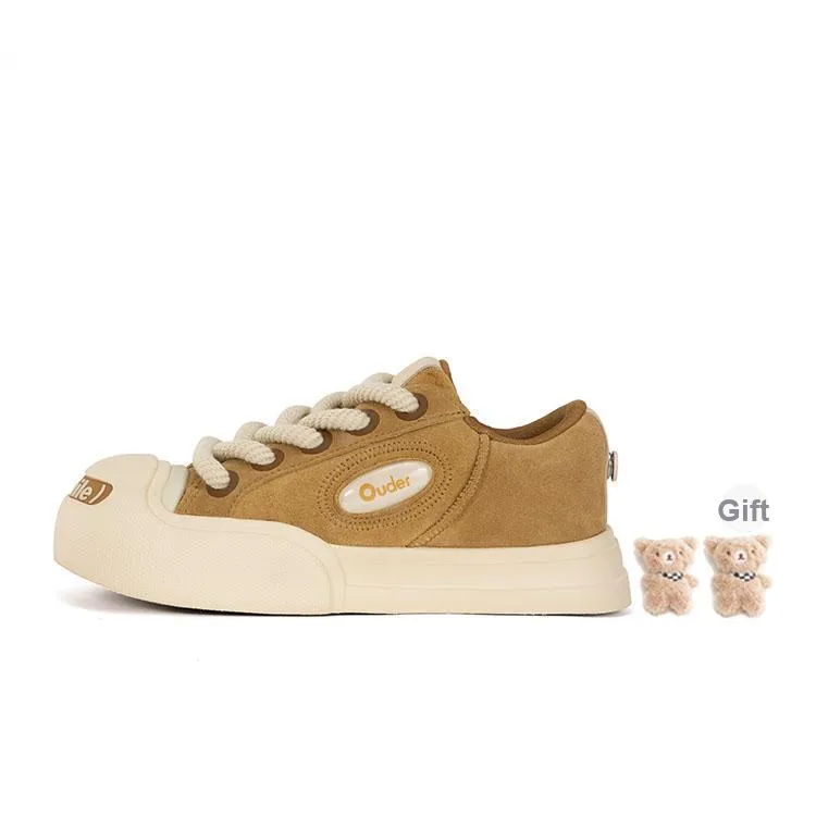 Ouder Smiler Open Ended Smile Collection, Winter Limited Edition Low top Skateboard Shoes Unisex Brown