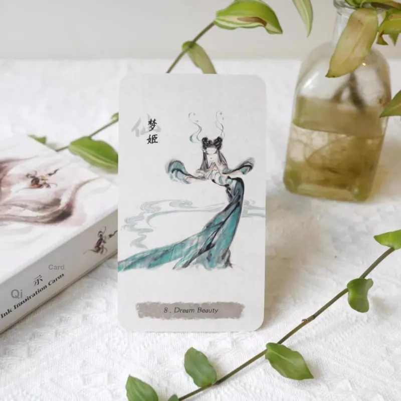 AKANA Ink Revelation Card Chinoiserie 32 Pcs Bilingual User Manual Chinese English Board Games-2