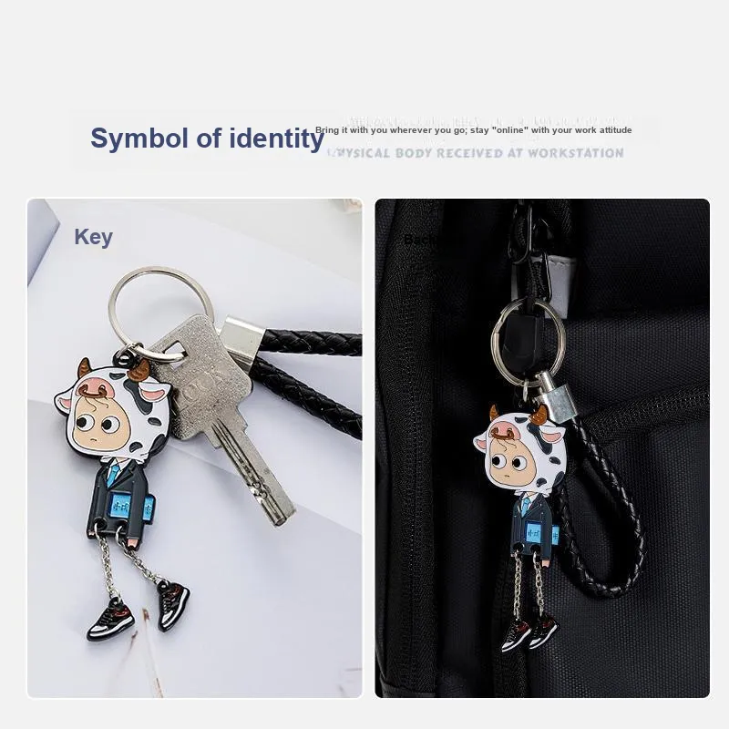 Shu Family Zinc Alloy Keychains Unisex-2