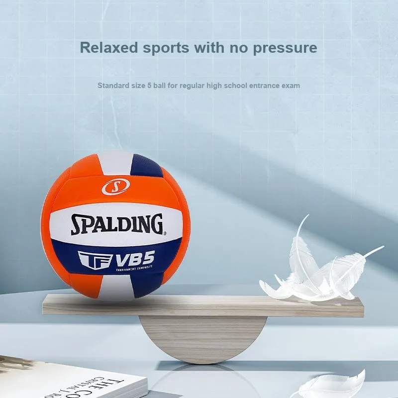 SPALDING TF Collection PU Size 5 Volleyball Unisex Orange Blue White-4