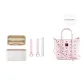 White (Multi-Compartment) DuPont Paper Liner+Pink Abrasion-Resistant Buckle[Includes Protective Ring]