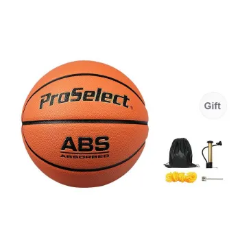 ProSelect Microfiber Leather Basketball Orange Yellow Size 7 Training Unisex