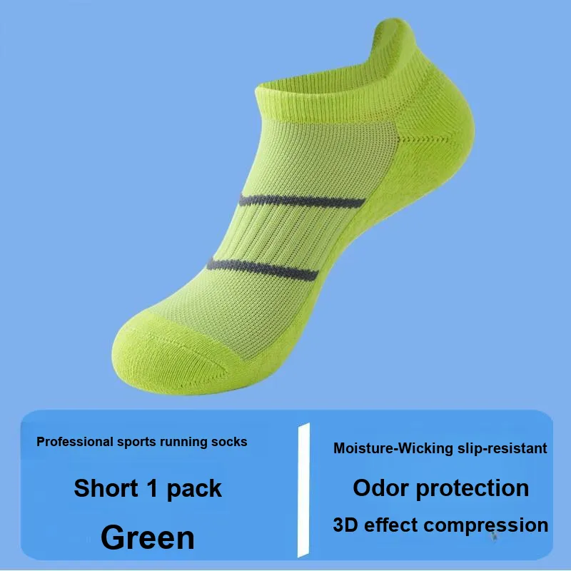 TLXT Running Socks Unisex Students Fitness Comfortable And Breathable, Abrasion Resistant Terry Sole, Couple Same Style-27