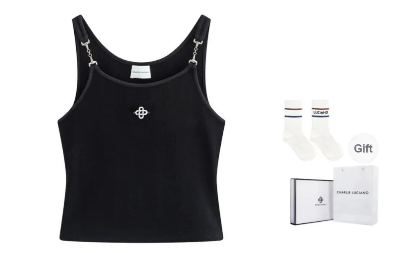 Charlie Luciano Tank Top Women's Black-0