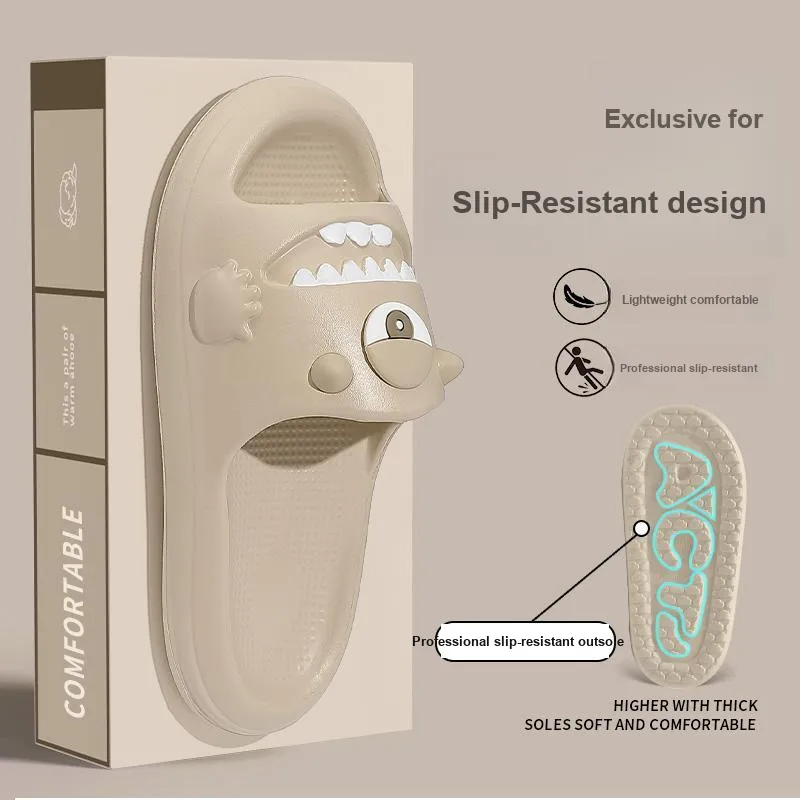Foot Recreation Indoor Slippers With A Squashy And Bouncy Feel, Platform Design, Slip Resistant, Quiet For Bathroom Use-21