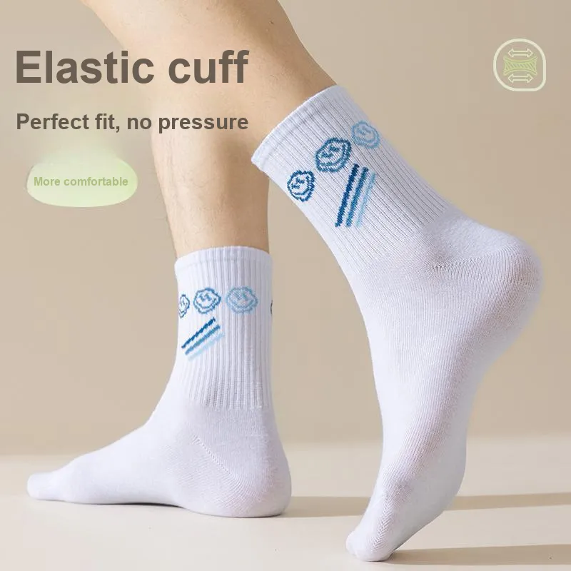 Moremoli Mid Calf Socks Unisex 5 Pack-3
