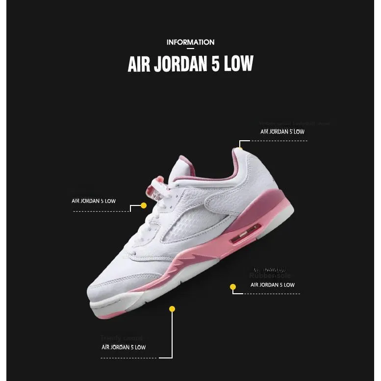 Jordan 5 Retro Low Crafted For Her Desert Berry GS-1