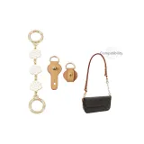 (Gold-Tone) Camellia Extender Chain+Beeswax 8-Character Abrasion-Resistant Buckle