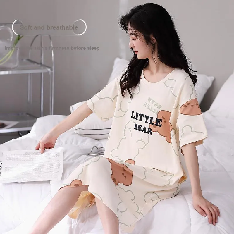 MADALLO Nightgown Women's Light Brown-4