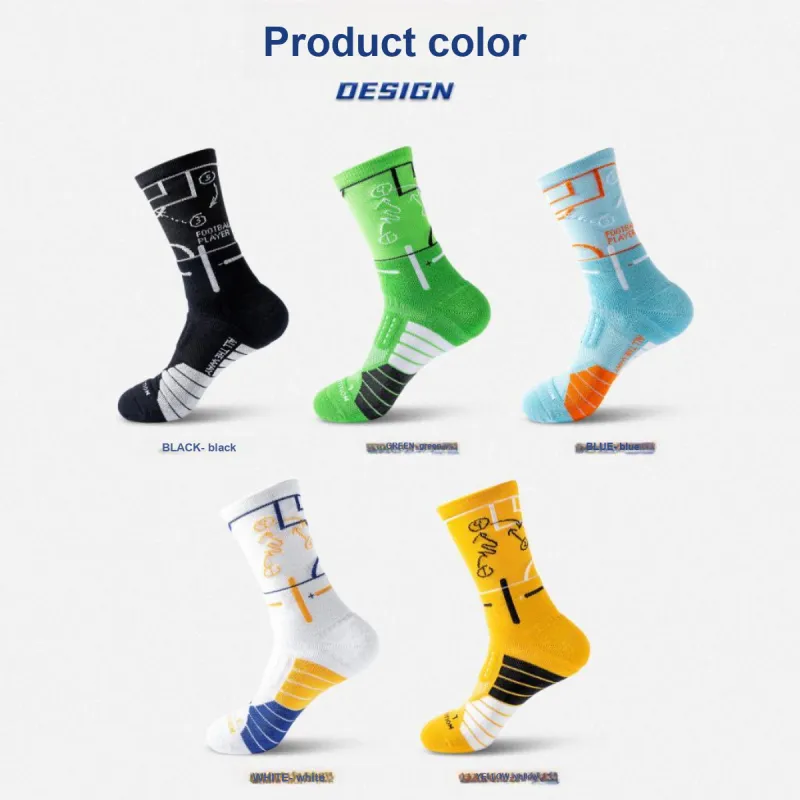 LUOLIAN Mid Calf Socks Men's 3 Pack-37