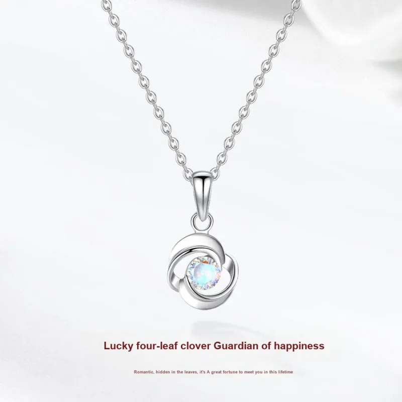 Master Kim Glass Cat Eye Necklaces Unisex-1