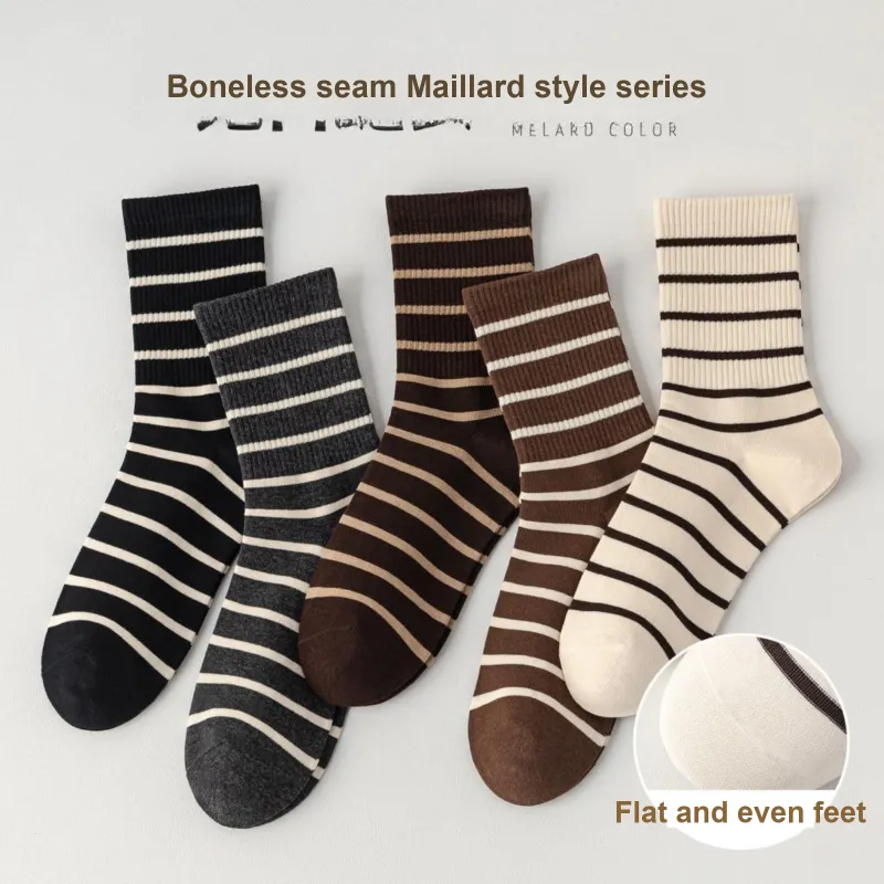XXLLG Mid Calf Socks Women's 4 Pack-4