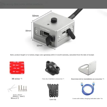 Lights Other Riding Equipment Dead Battery Emergency Cell Phone Drone Action Camera Unisex Aluminum Alloy