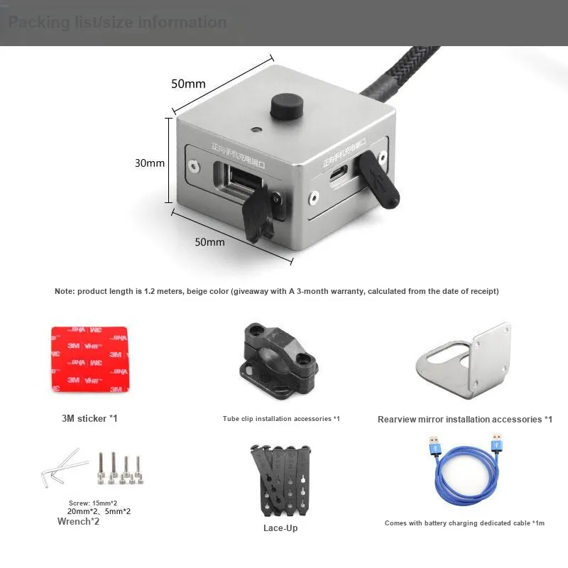 Lights Other Riding Equipment Dead Battery Emergency Cell Phone Drone Action Camera Unisex Aluminum Alloy-0