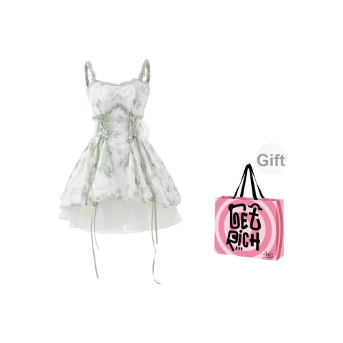 LWLG Slip Платье Женское Светло-Зеленое