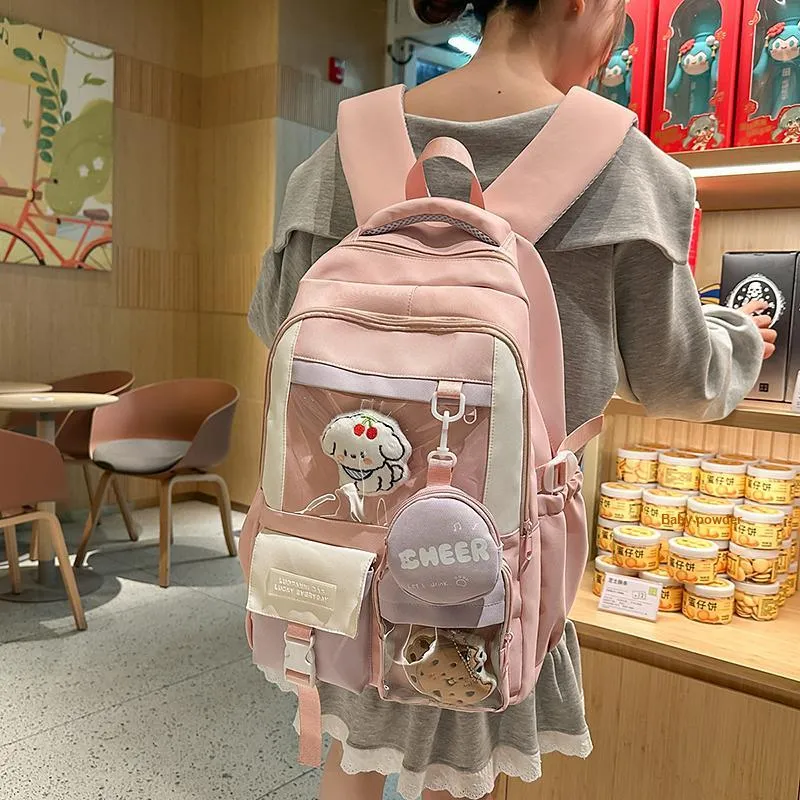Debecca Nylon Backpack Unisex Multicolor-13