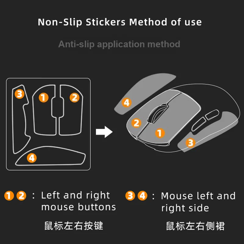 Tiger Gaming Polyurethane Material Compatible With Viper V3 Pro Mouse Pad Mice Moisture-Wicking Slip-Resistant Sticker-1